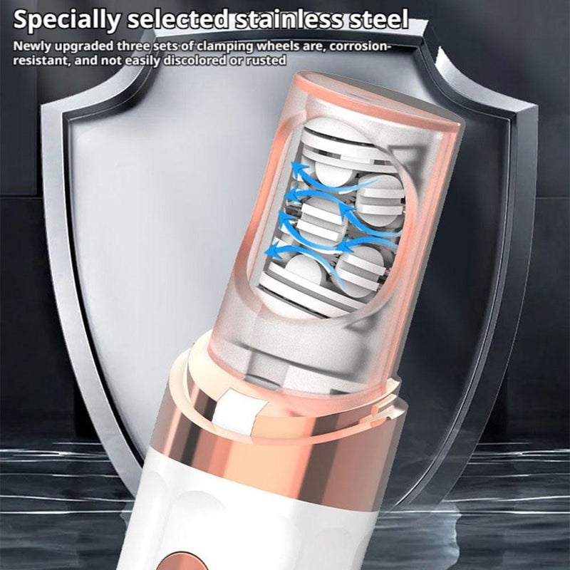 Women Face Epilator, Painless Facial Hair Remover for Eyebrows Lip Chin Face,legs, Body Hair, Cordless Waterproof Womens Electric Shaver for Arms & Underarms, Rechargeable (Pink) - Image 5